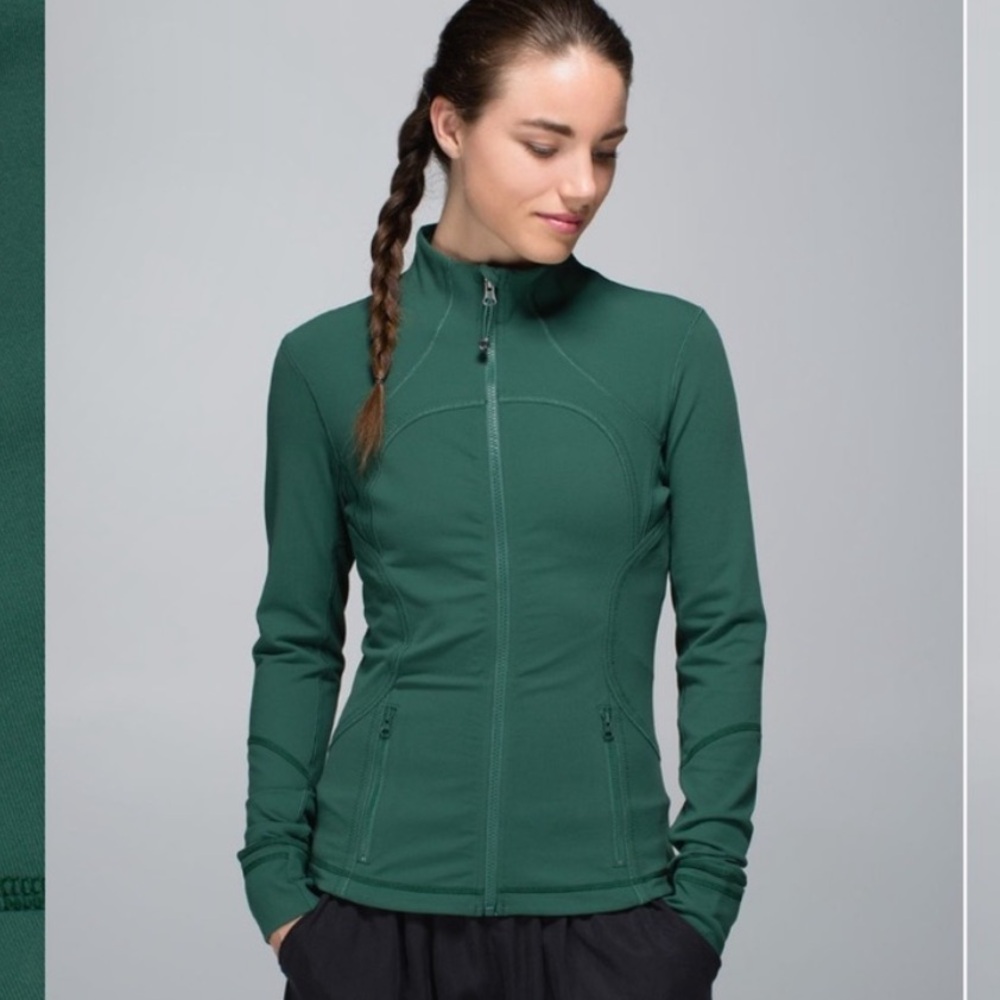 Lululemon Forme Jacket- Size: 10 Color: Forest Green